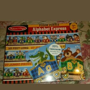 Melissa and Doug Alphabet Express Floor Puzzle